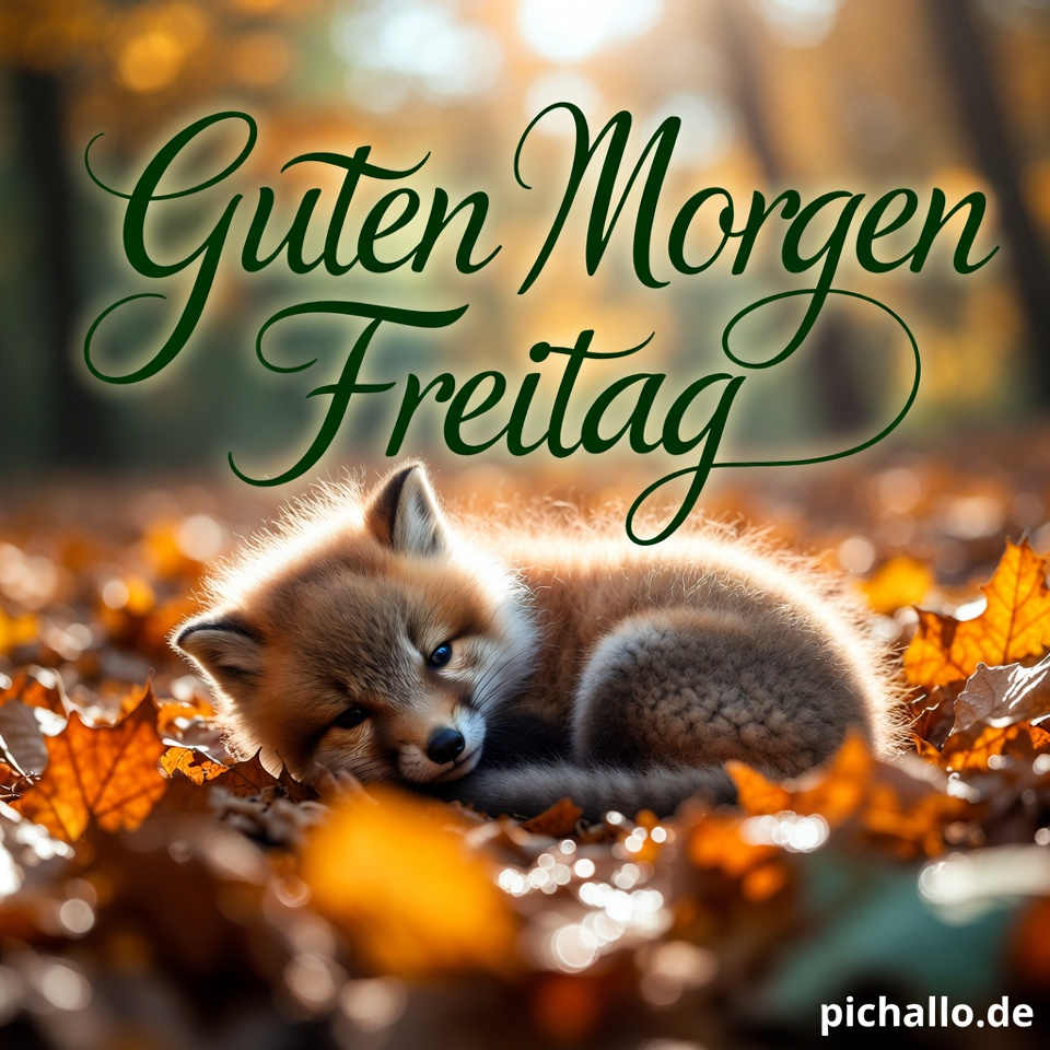 Baby-Eichhörnchen im Herbstlaub