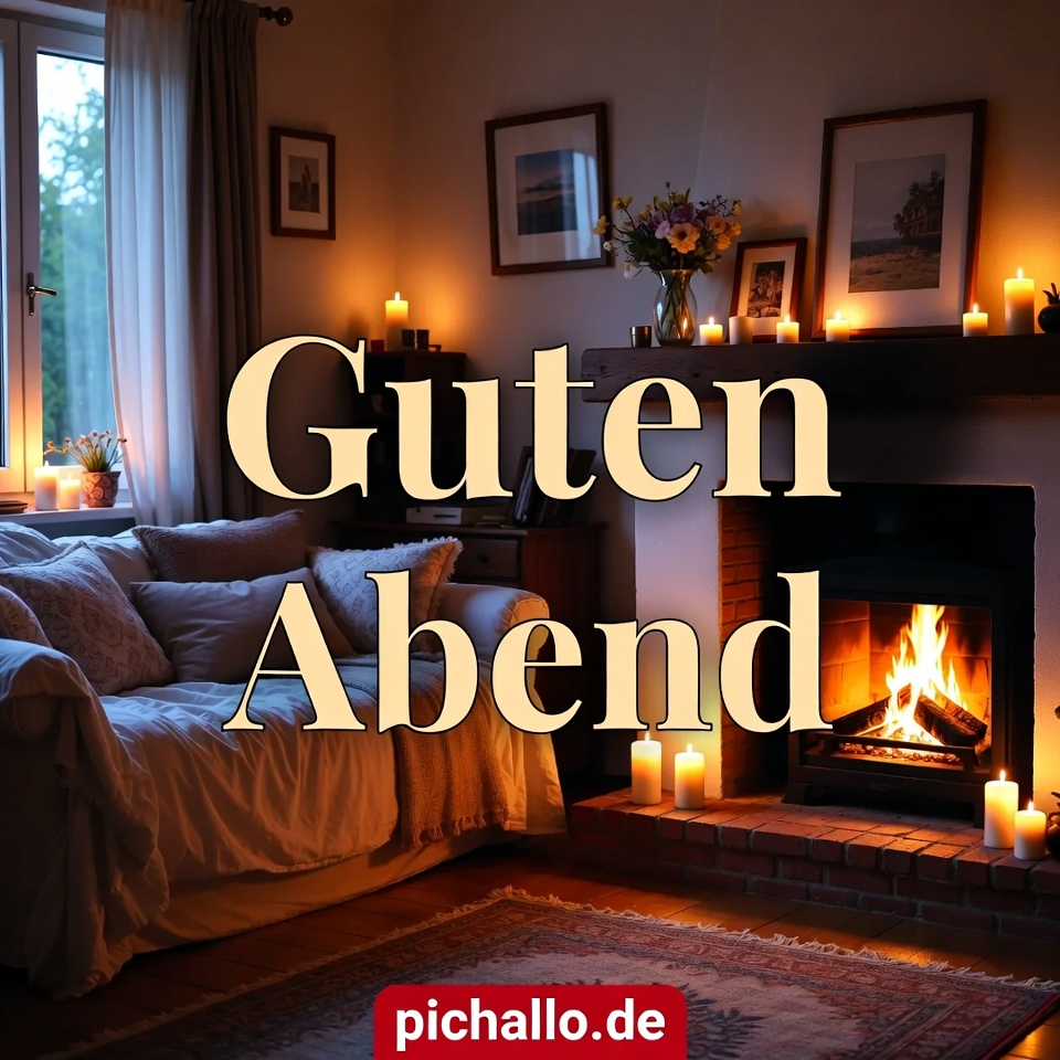 Behagliches Kaminzimmer Abend Bilder