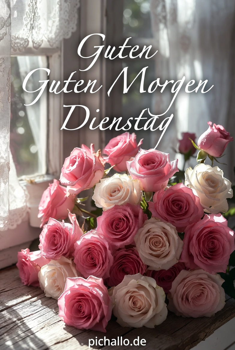Blumen-Gruß Guten Morgen Dienstag Bilder