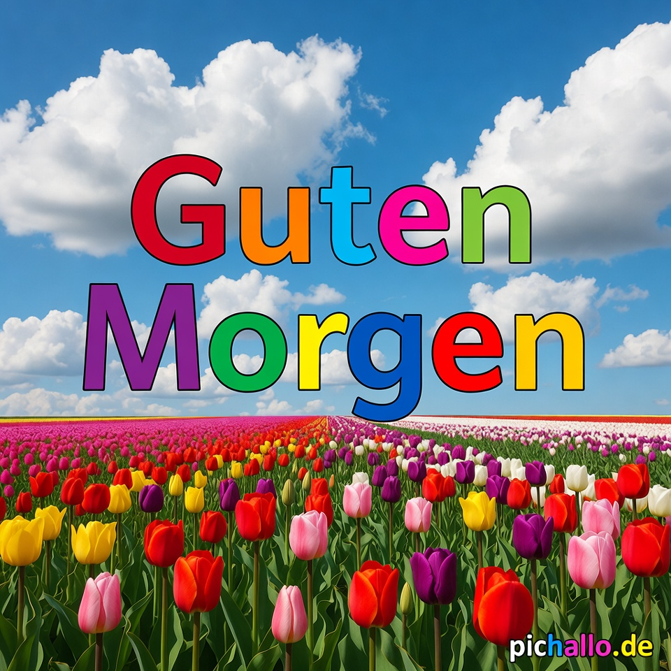 Buntes Tulpenfeld Bilder