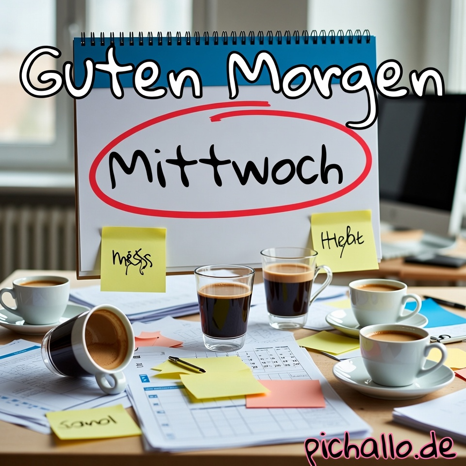 Chaotischer Büro Mittwoch Bilder