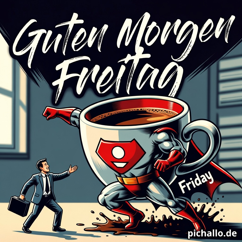 Der Kaffee-Superheld rettet den Freitag