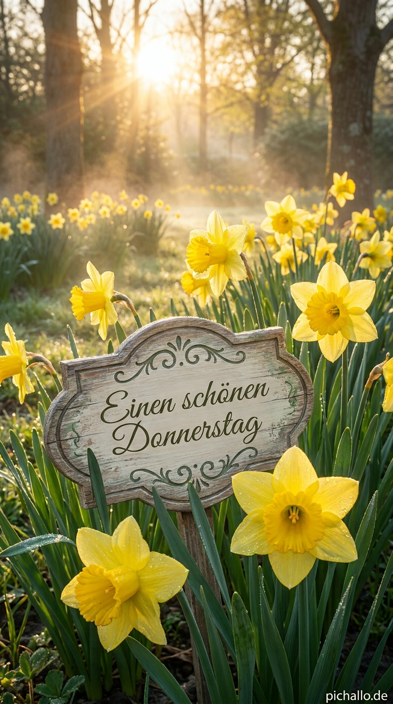 Duftende Narzissen Bilder im Frühlingslicht