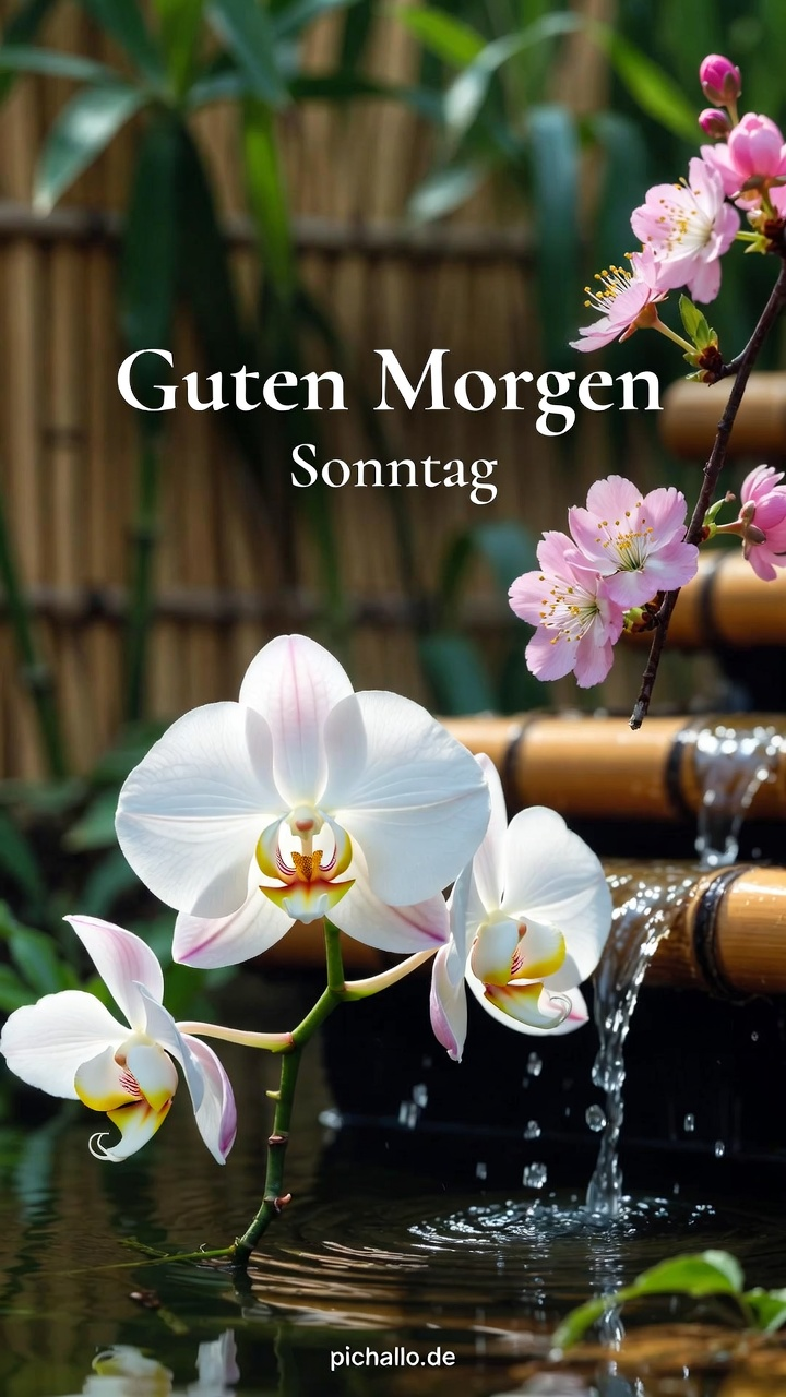 Edles Orchidee Kirschblüten Bilder