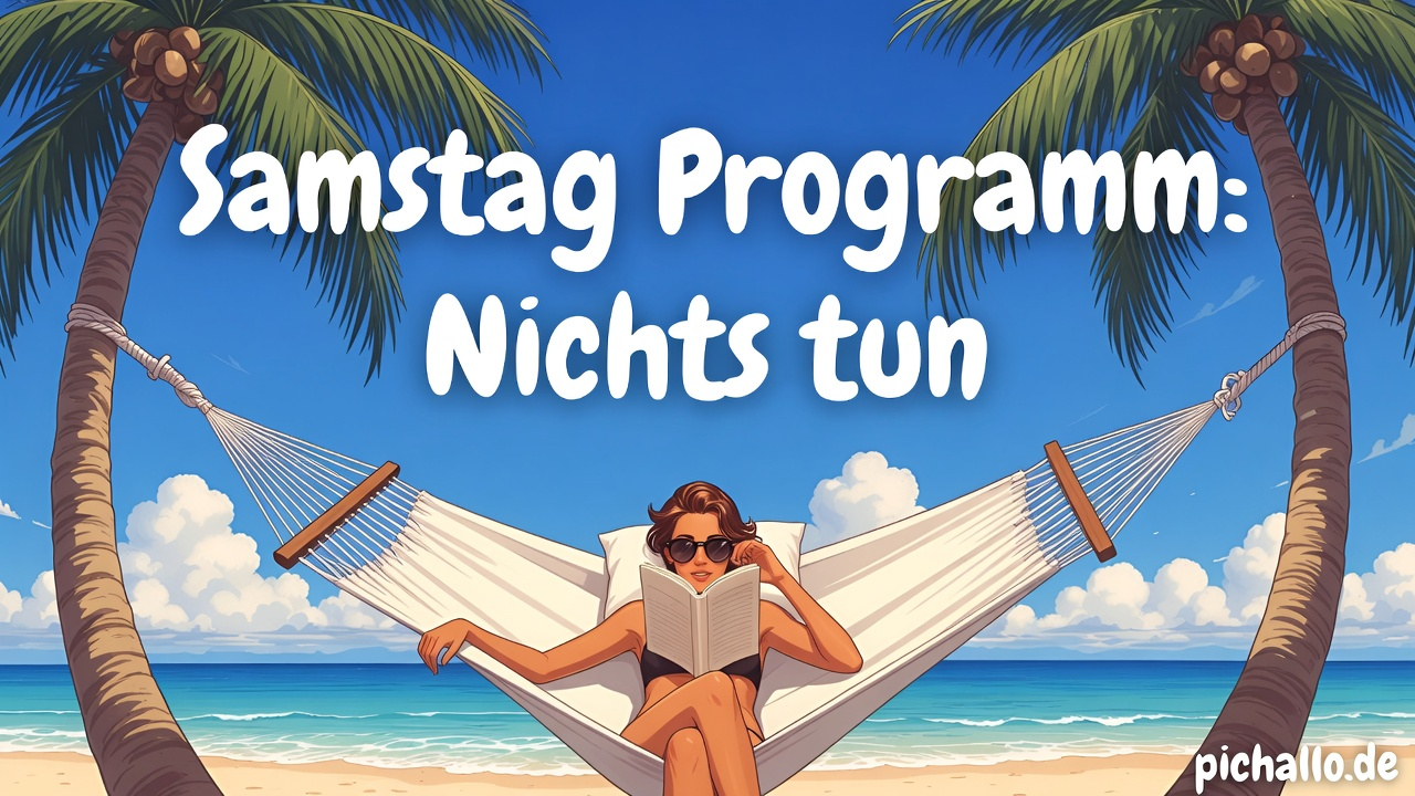 Entspannung in der Hängematte Samstag Morgen