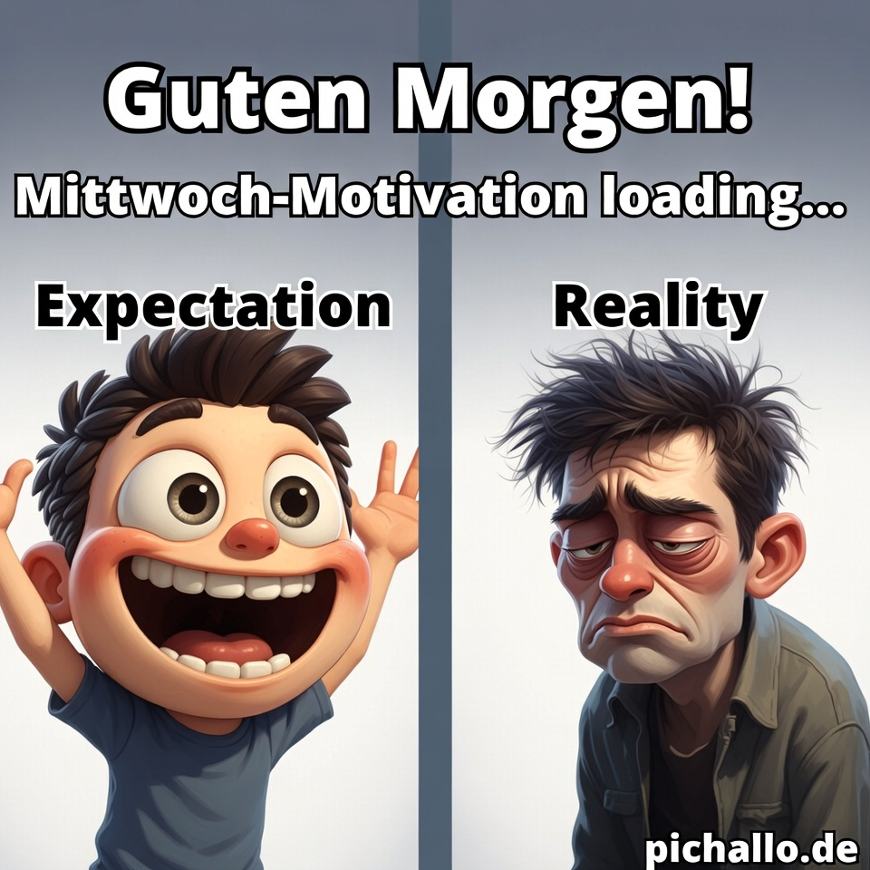 Erwartung vs Realität Meme Bilder