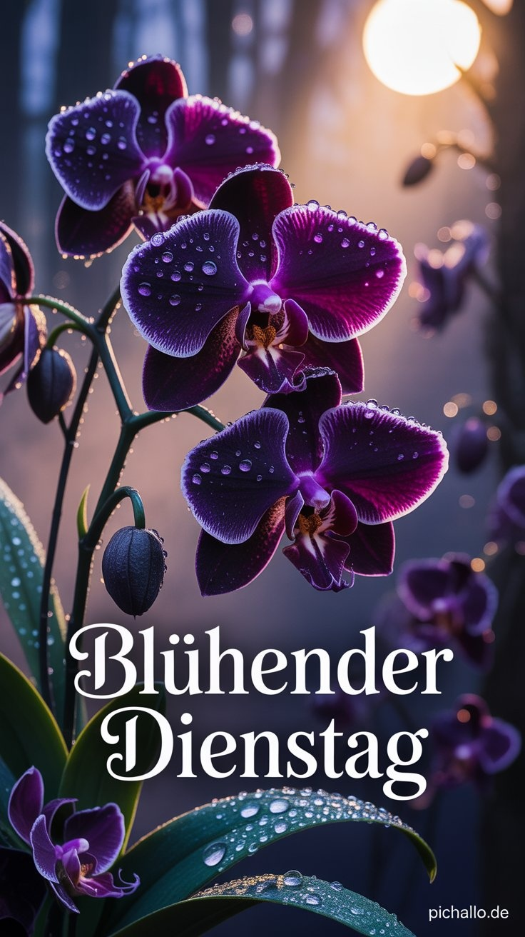 Fantasie Schwarze Orchideen Bilder
