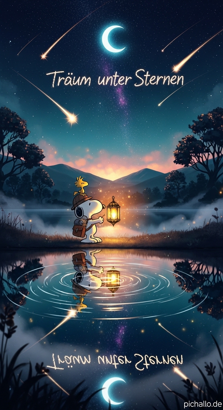 Fantasie Snoopy Sternensee Bilder