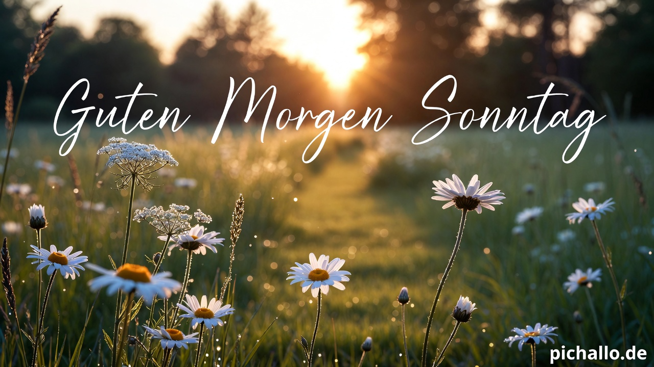Friedlicher Wiesenweg Wildblumen Bilder