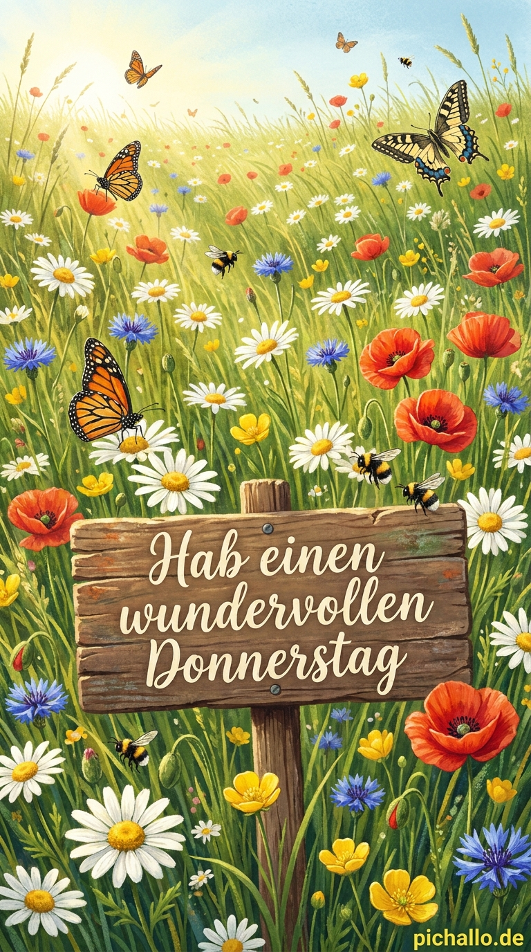 Frische Gänseblümchen Bilder für einen schönen Donnerstag