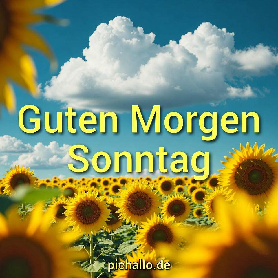 Fröhliches Sonnenblumen Feld Bilder