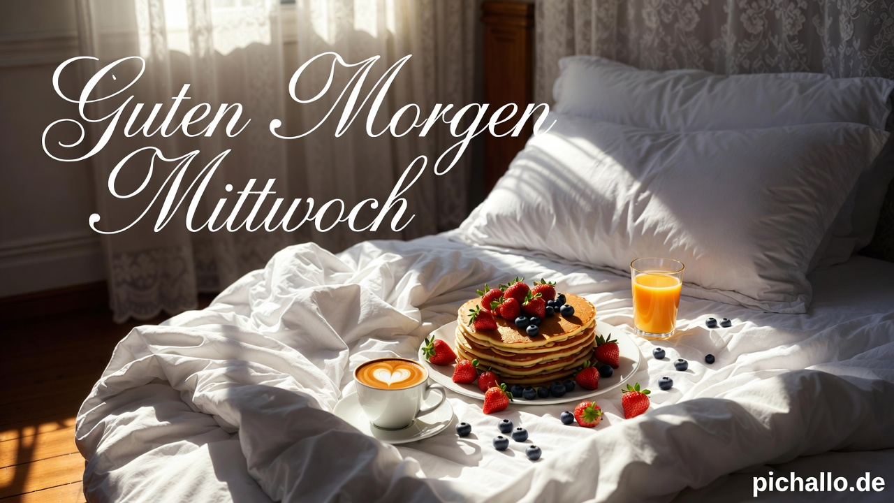 Frühstück im Bett Romantik Bilder