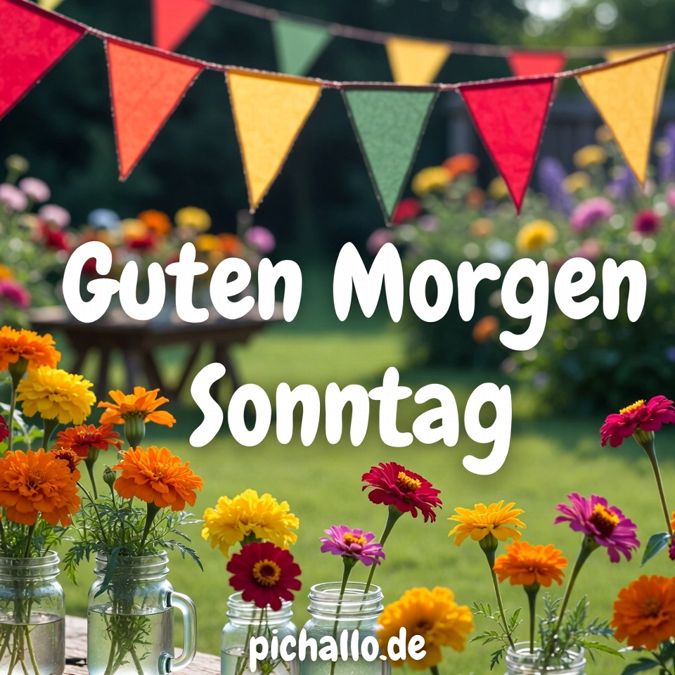 Gartenparty Blumen Deko Bilder