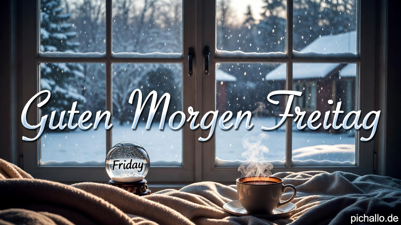 Gemütlicher Wintermorgen mit heißer Schokolade