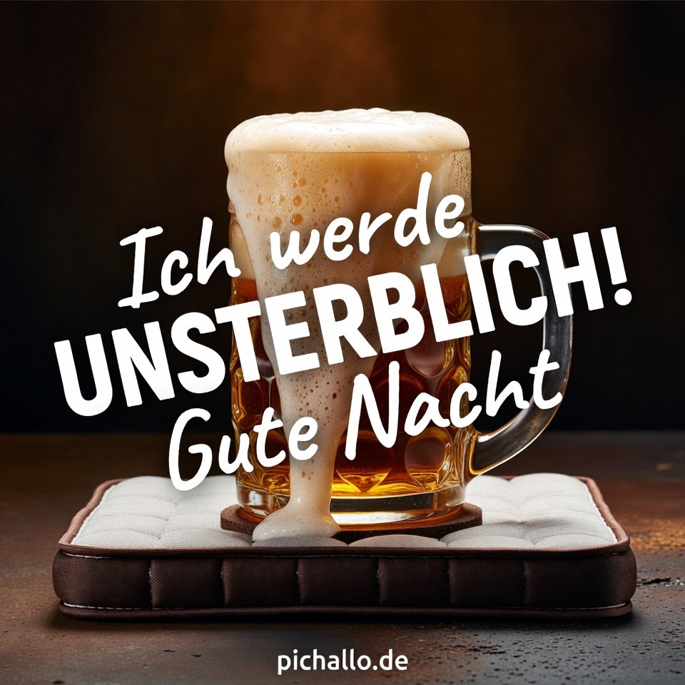 Gute Nacht Bilder Bier Unsterblich