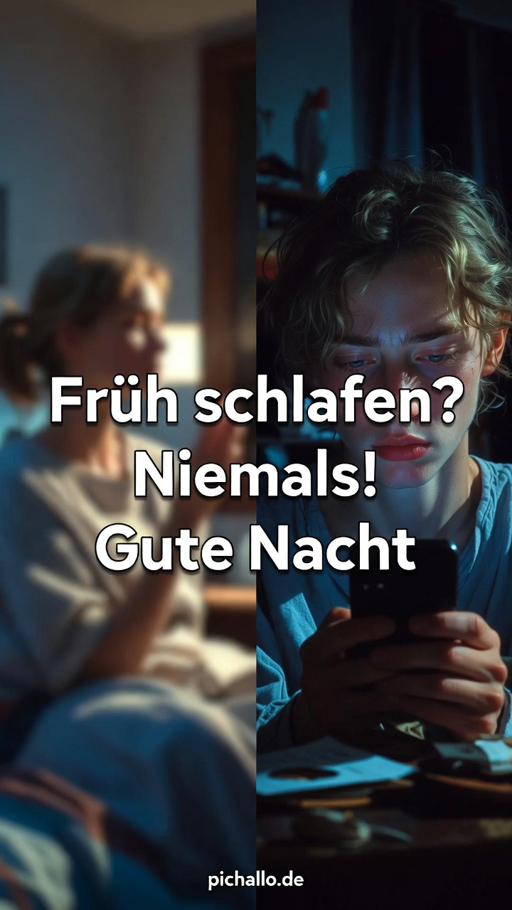 Gute Nacht Bilder Früh Schlafen Niemals