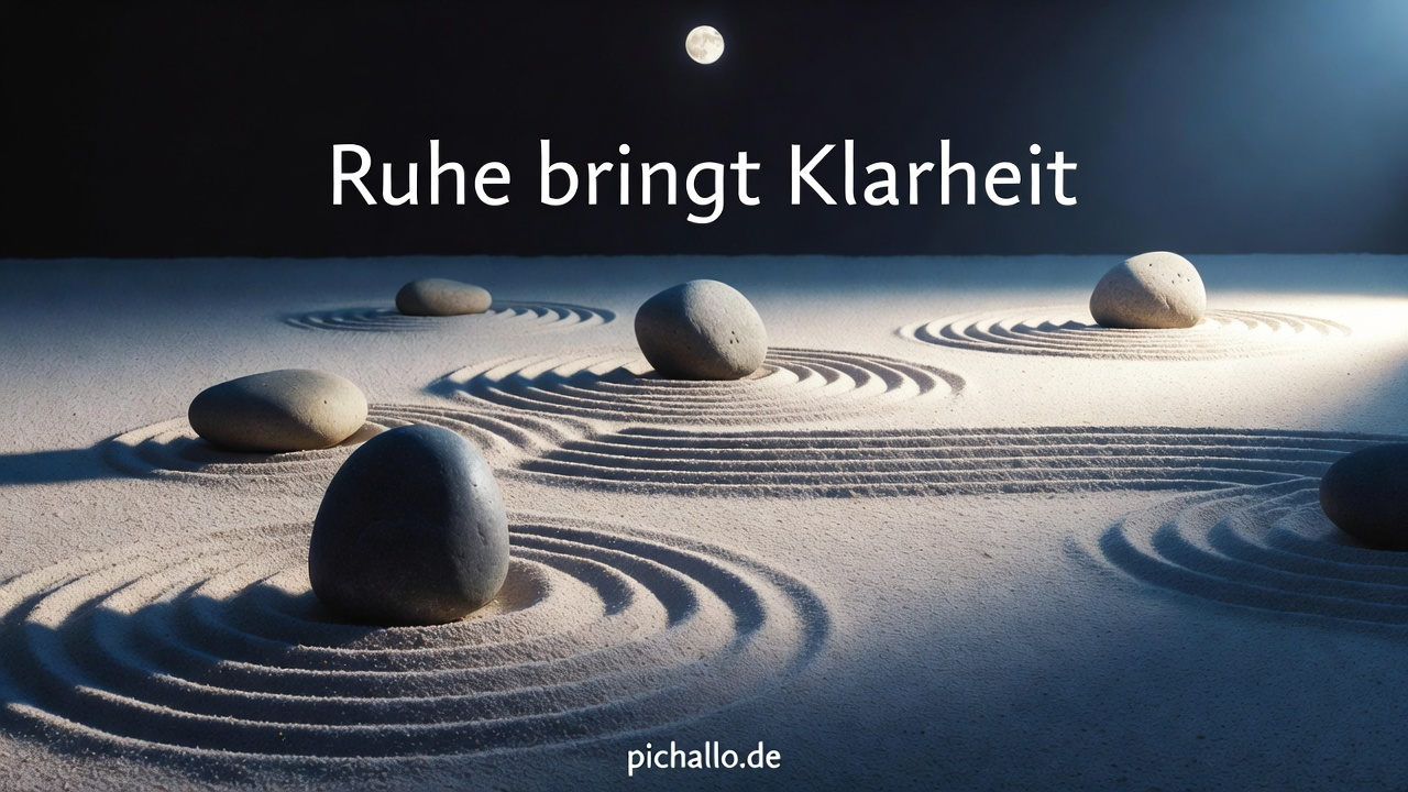 Gute Nacht Bilder Ruhe und Klarheit