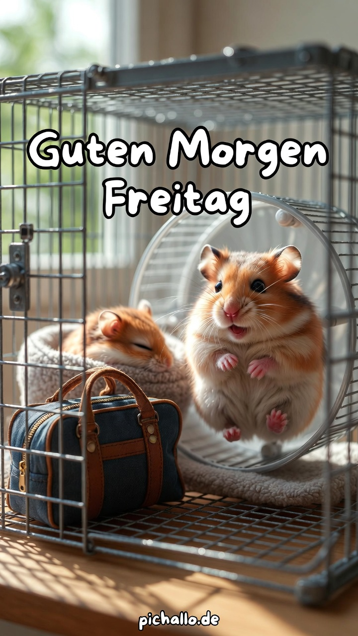 Hamster-Duo – Freitag Stimmung