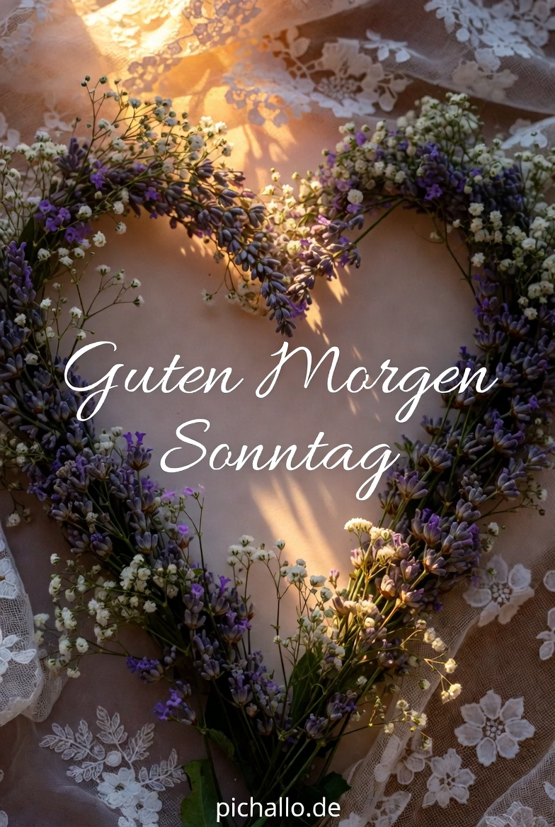 Herzförmiges Lavendel Arrangement Bilder