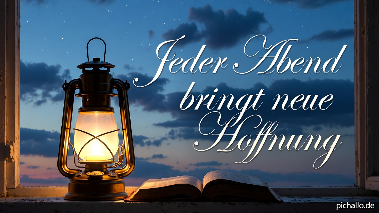 Inspirierende Gute Nacht Bilder mit Laterne