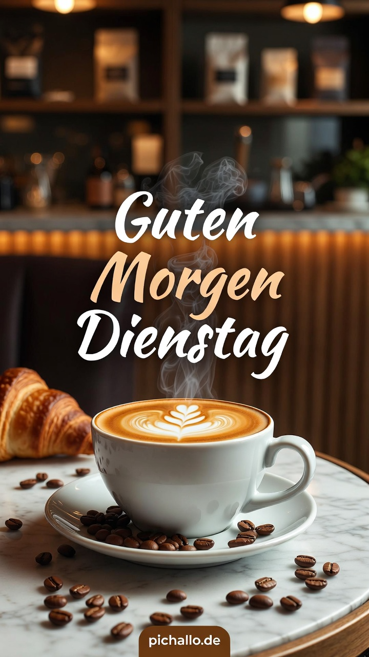 Intensiver Espresso-Moment Dienstag Bilder