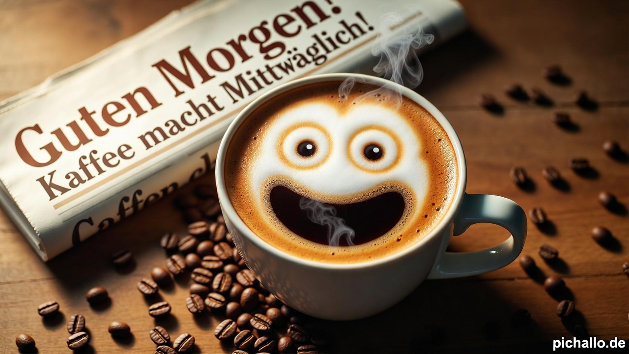 Kaffee Tasse mit Gesicht Bilder
