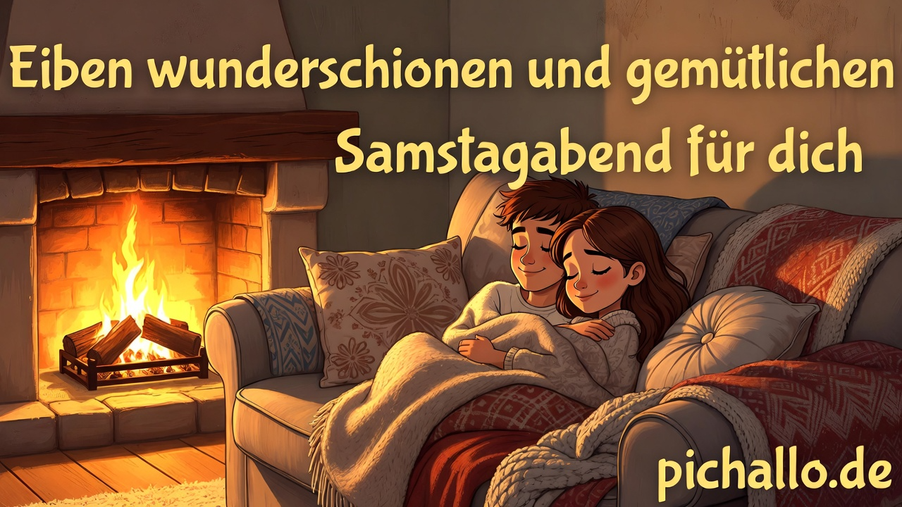 Kuschel Abend auf dem Sofa Bilder