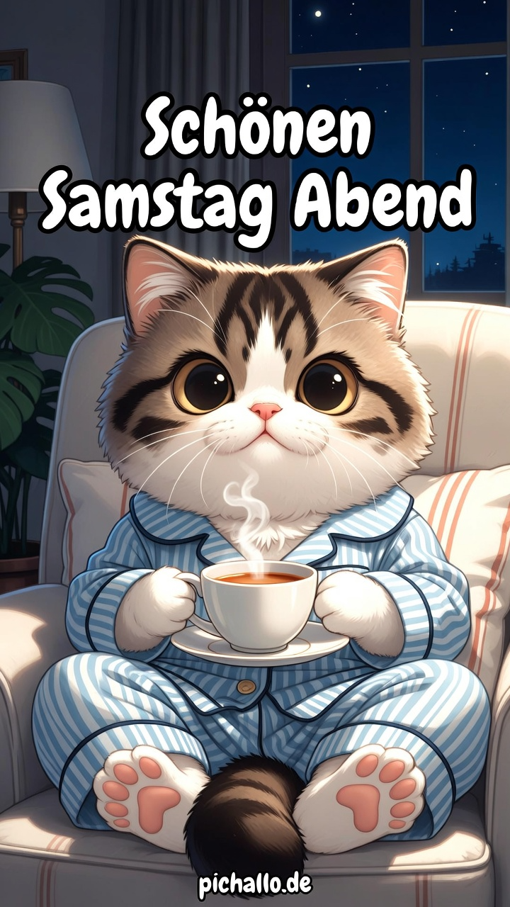 Lustige Pyjama Katze Bilder