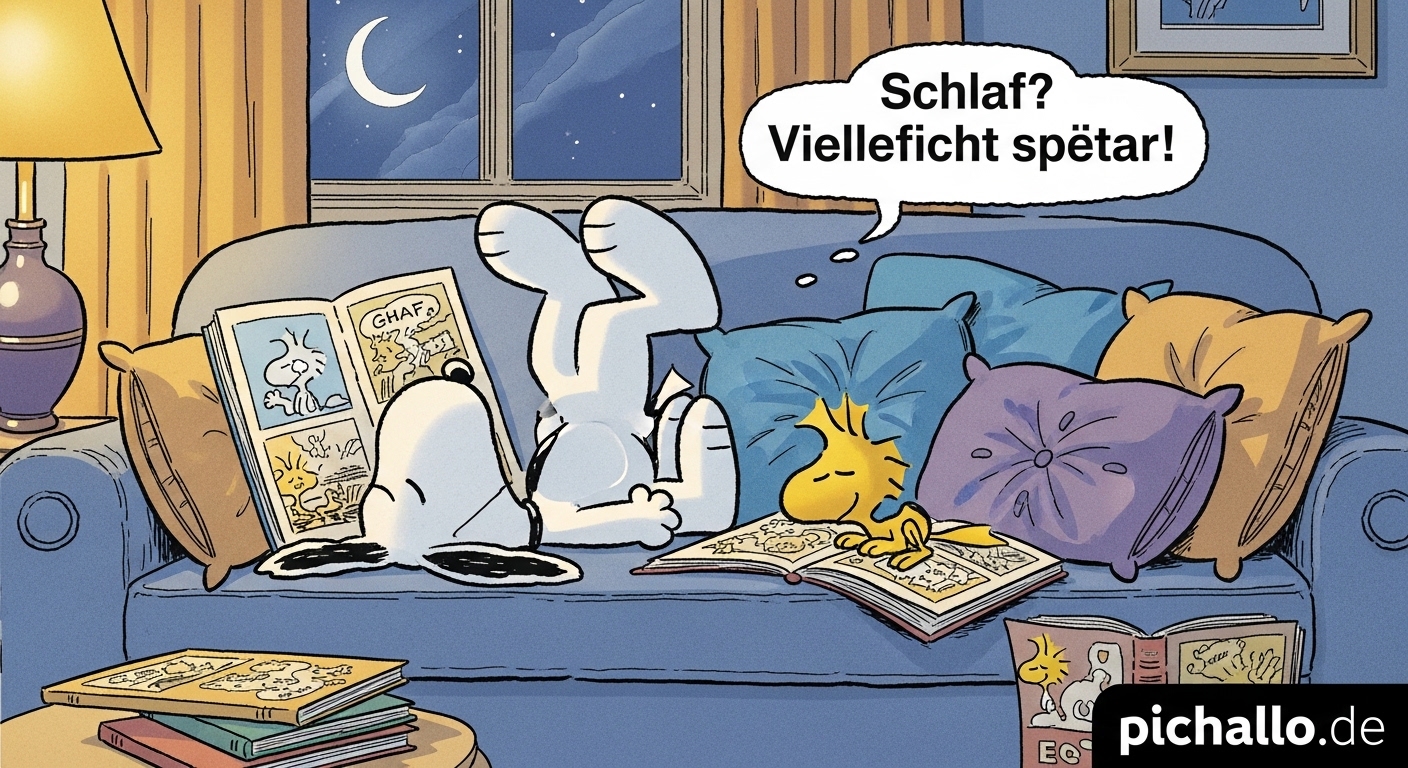 Lustige Snoopy Sofa Bilder zum Schmunzeln