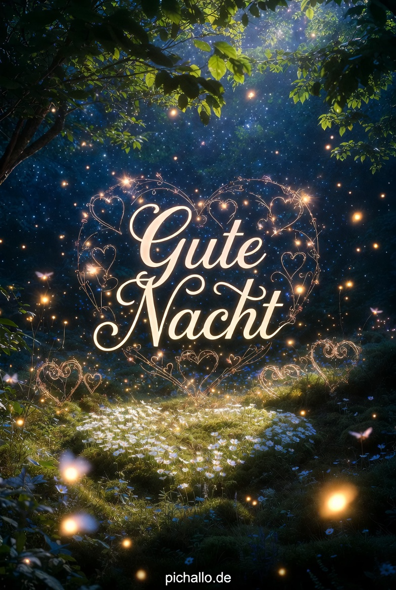Magische Waldlichtung Herzblumen Bilder