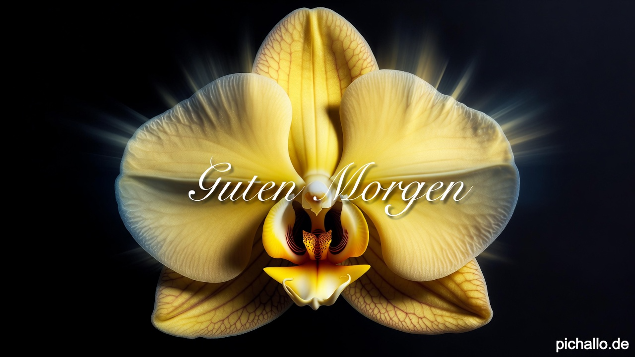 Makellose Gelbe Orchidee Bilder