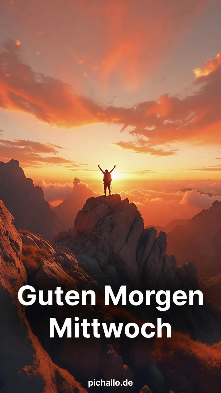 Motivierender Berggipfel Bilder