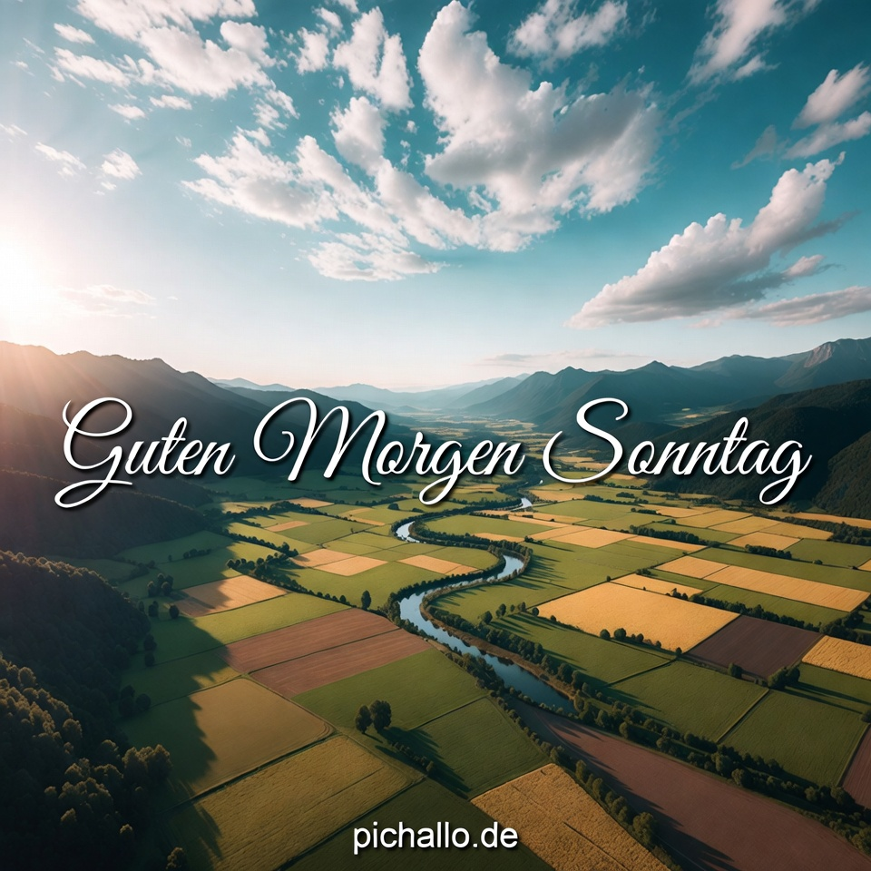 Panoramische Tal Morgen Bilder