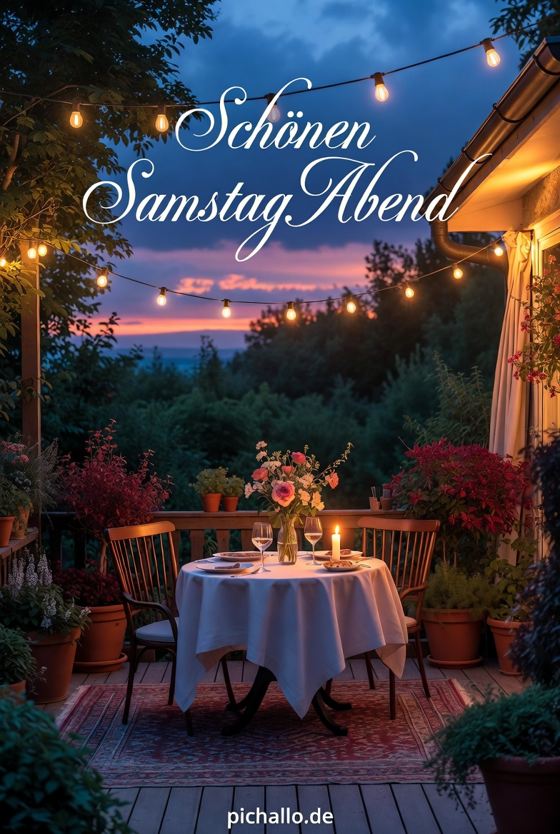Romantische Gartenterrasse Bilder