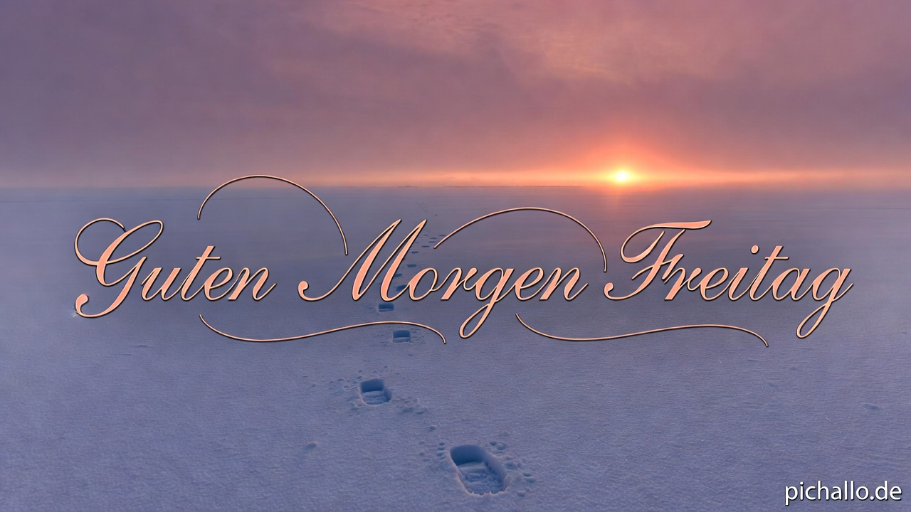 Romantischer Wintersonnenaufgang mit zwei Spuren
