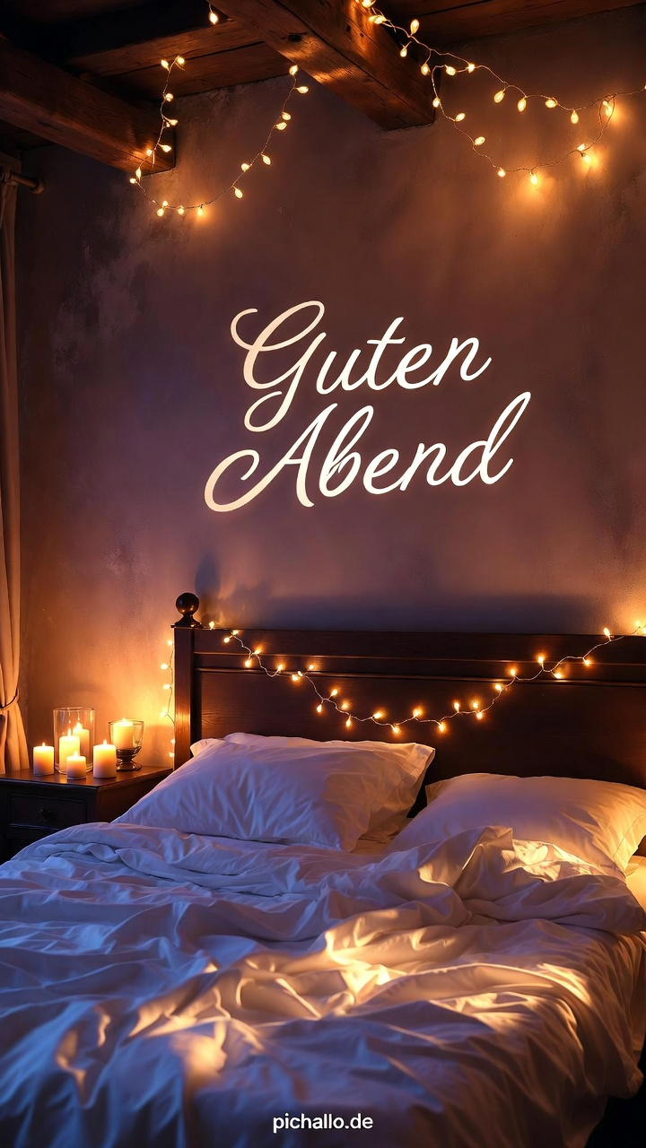 Romantisches Schlafzimmer Kerzenlichter Bilder