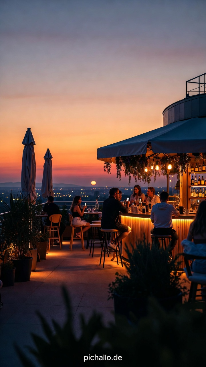 Rooftop Terrace Abend Bilder