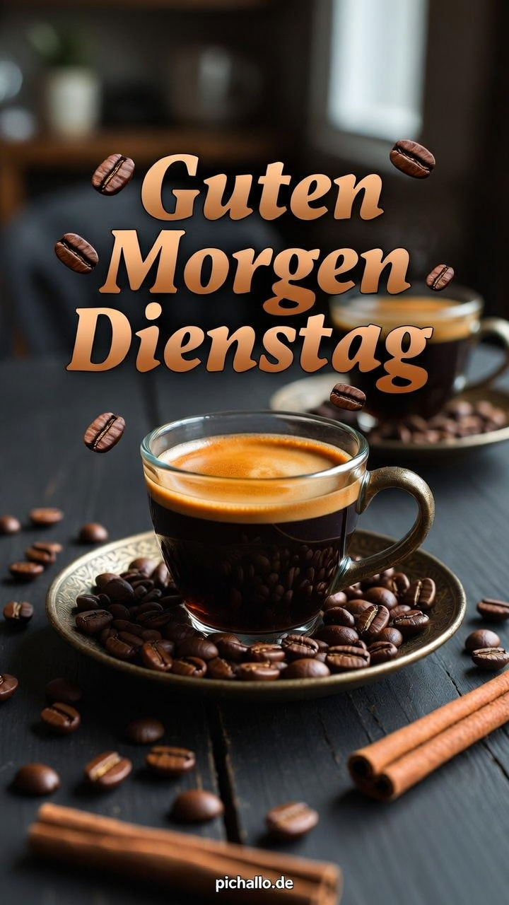 Rustikaler Kaffee-Genuss Dienstag Bilder