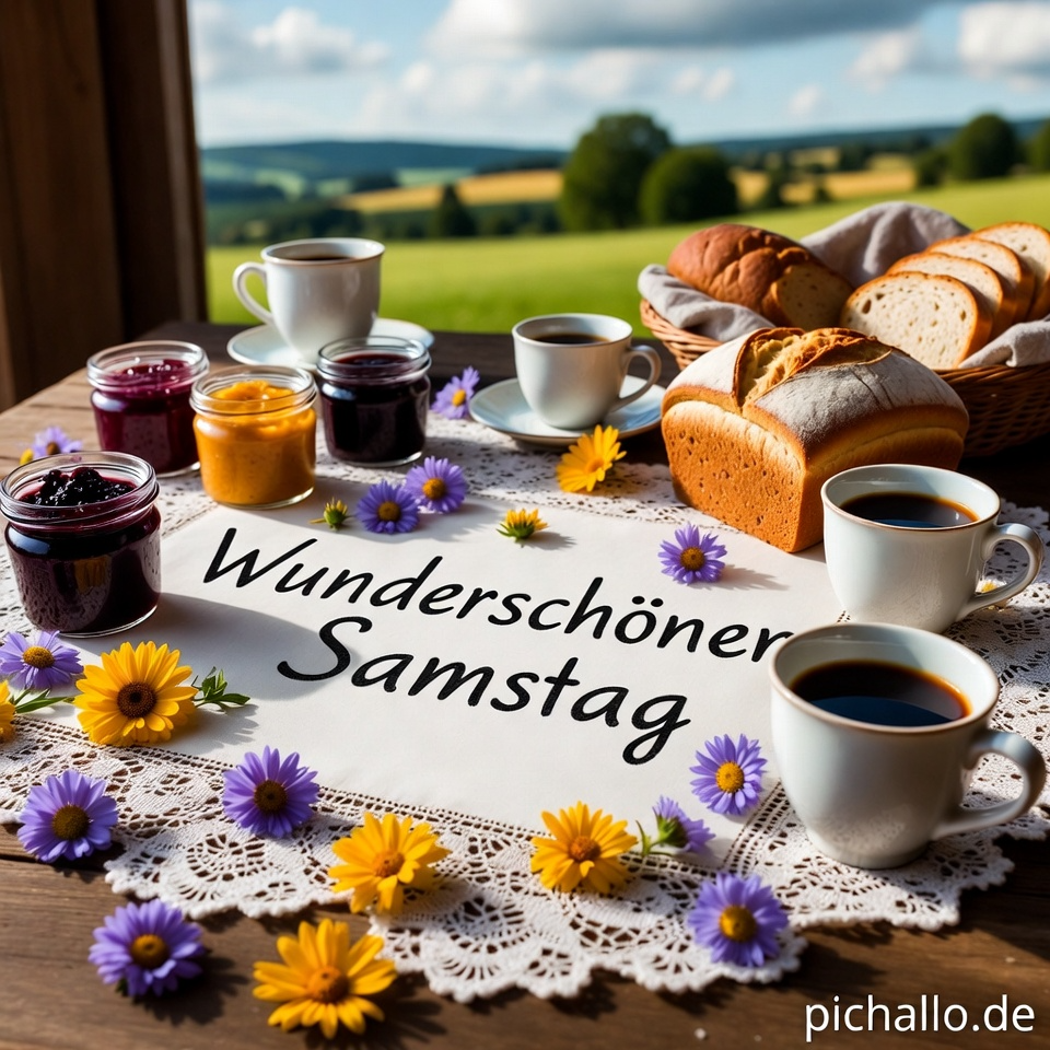 Rustikales Bauernfrühstück Samstag Morgen