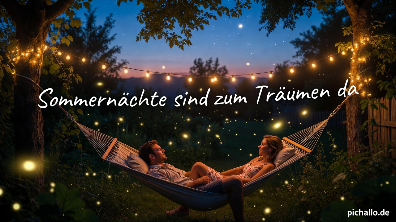 Sommernacht Hängematte Gute Nacht Bilder