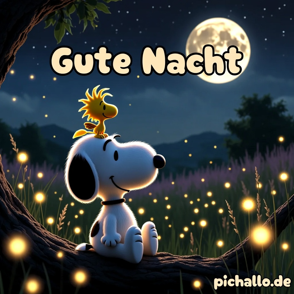 Süße Snoopy Beschützer Kuss für Woodstock Bilder