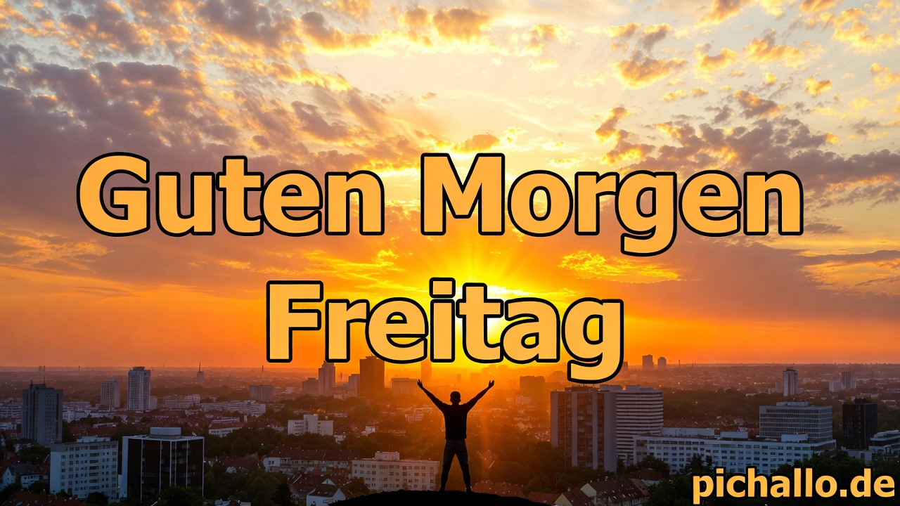 Triumphierender Sonnenaufgang auf dem Hügel
