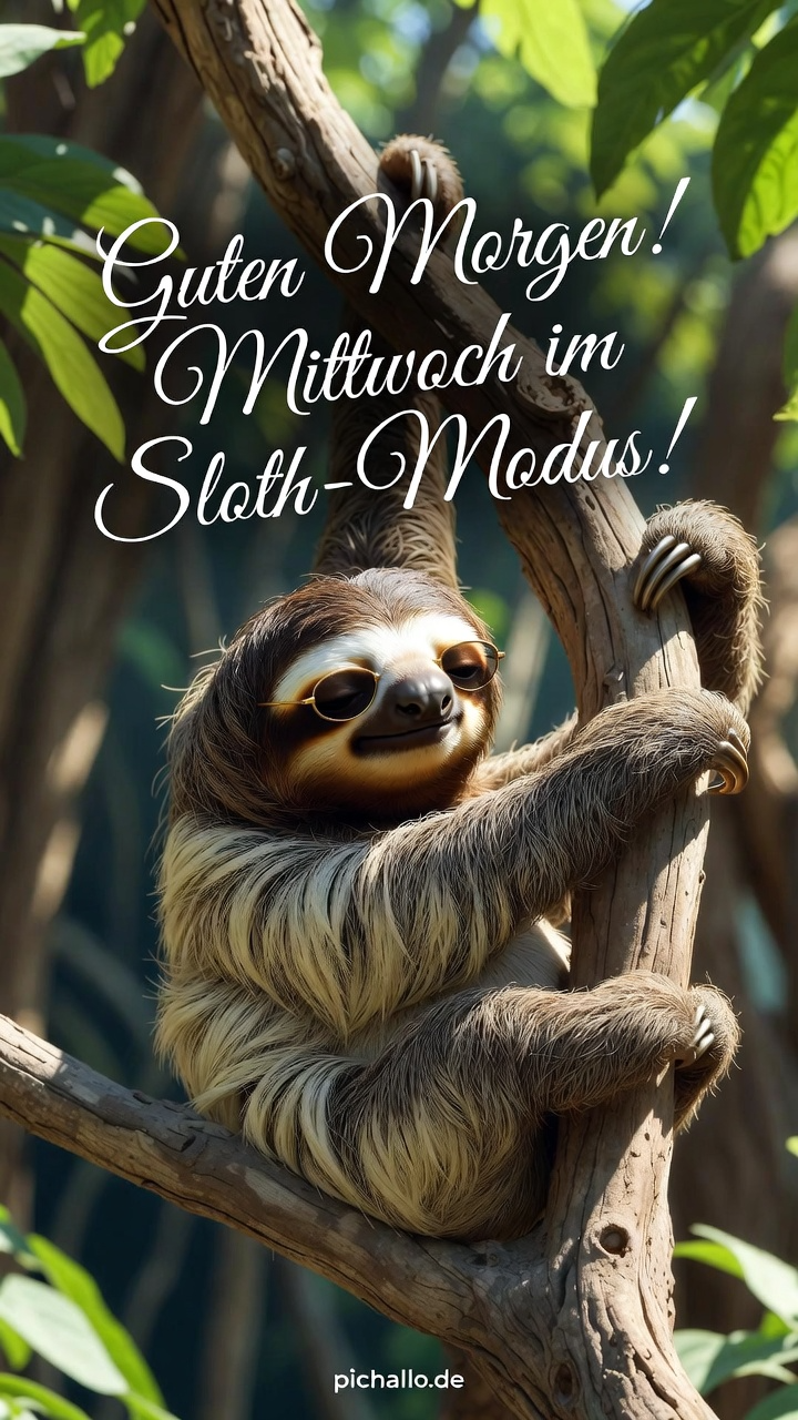 Verschlafener Faultier Bilder