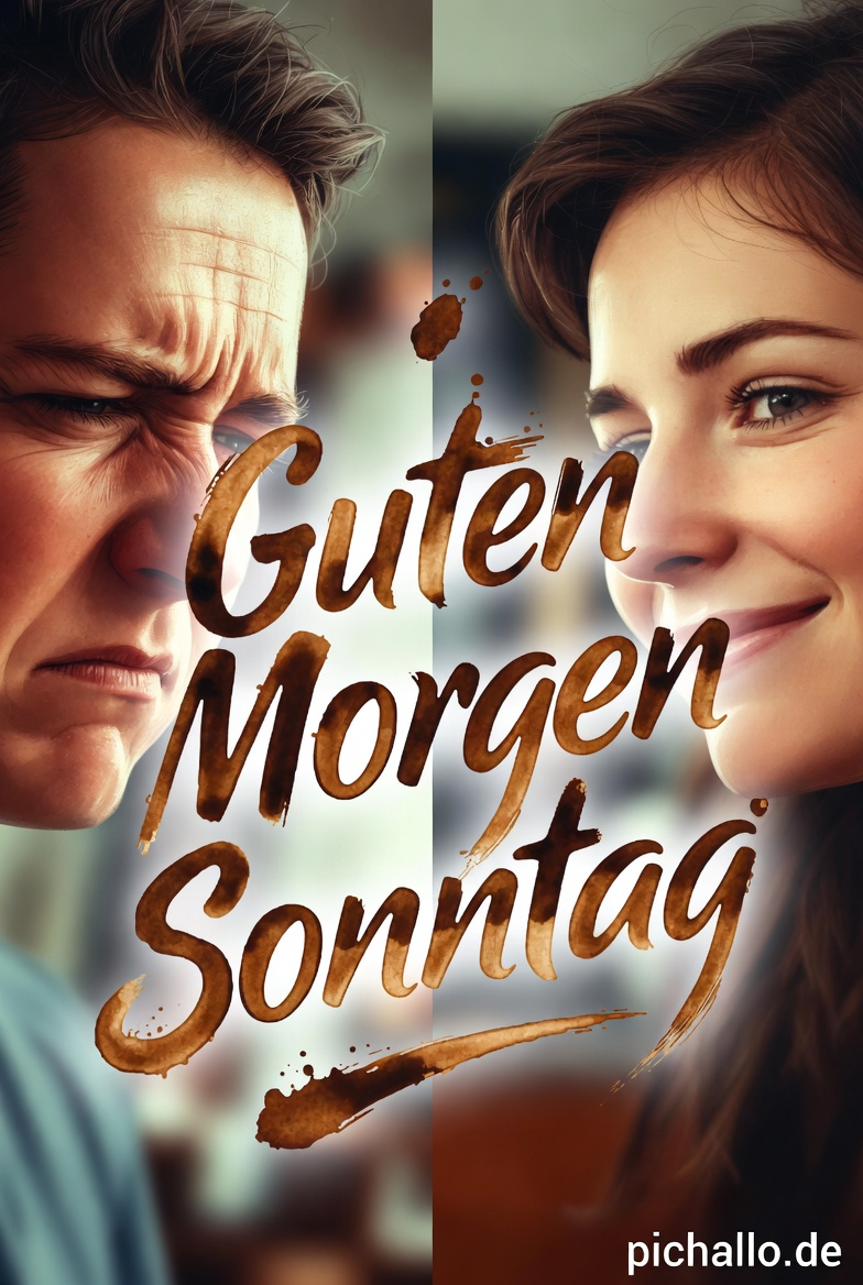 Vorher Nachher Kaffee Gesicht Guten Morgen Sonntag Bilder