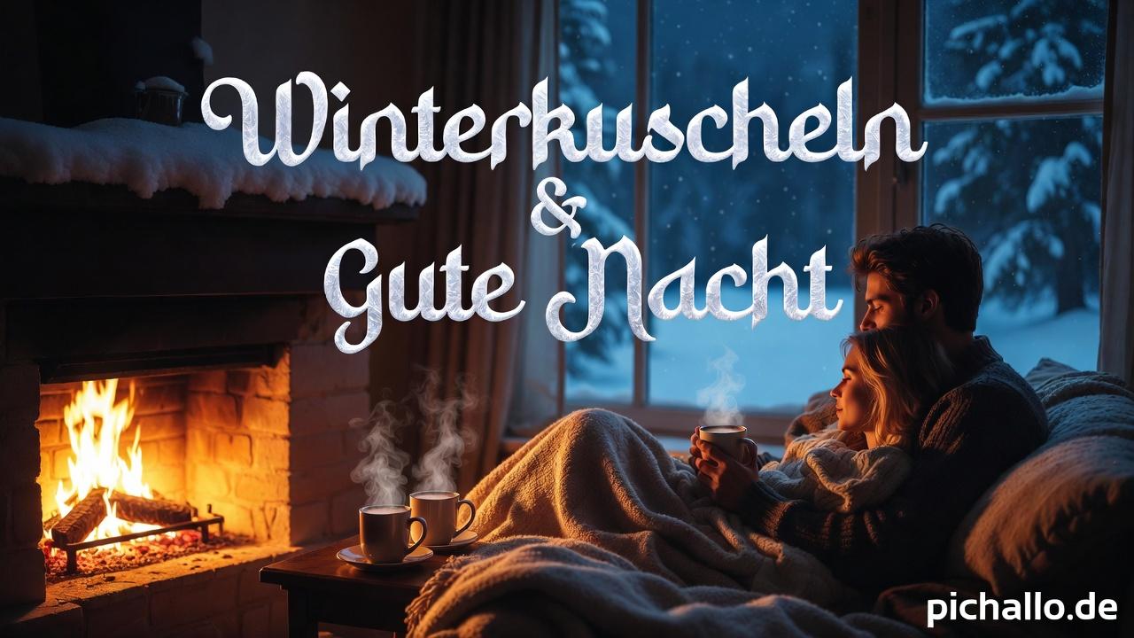 Winter Kuschel Gute Nacht Bilder