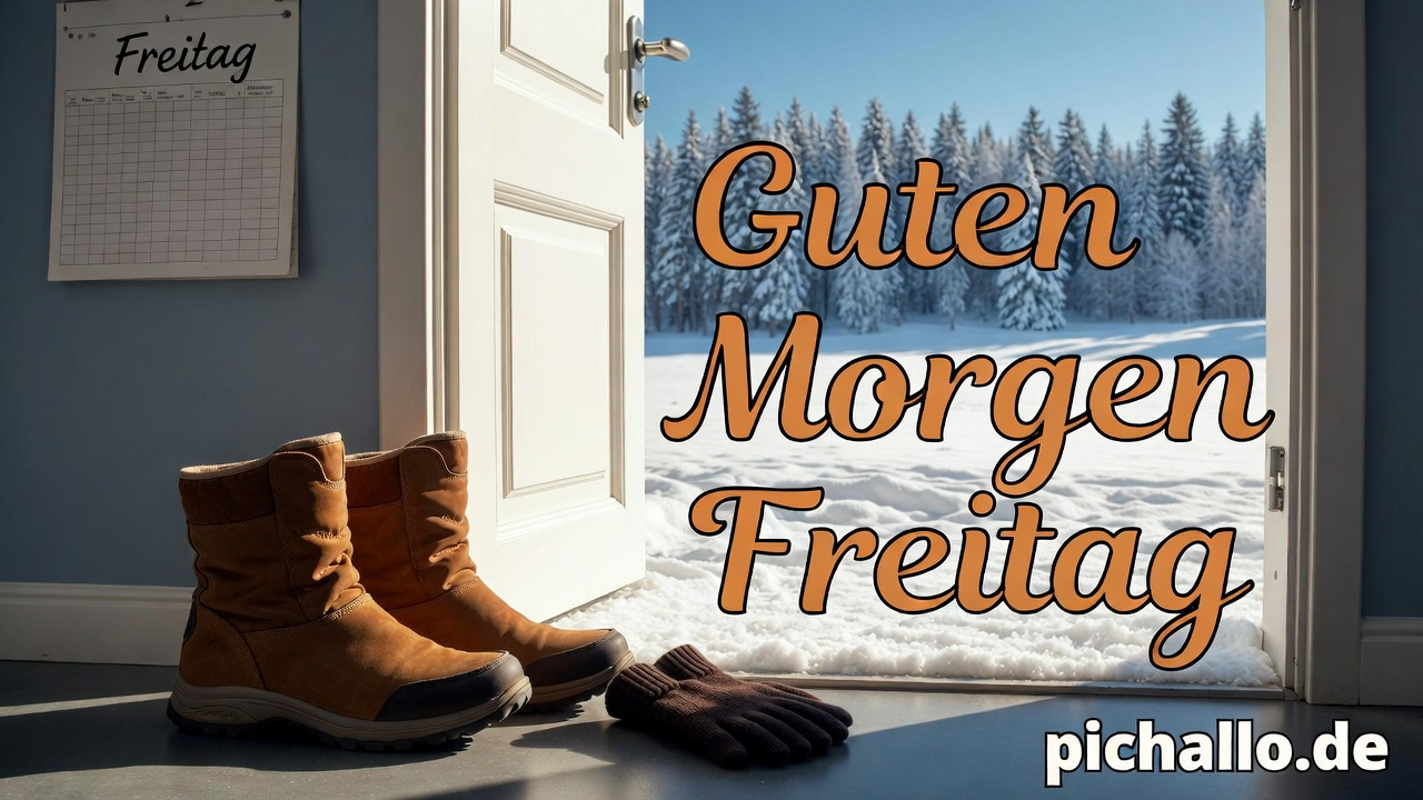 Winterstiefel bereit für den Freitag