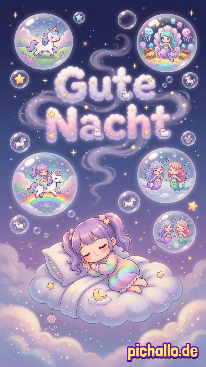 Wolkenbett Abenteuer Gute Nacht Bilder