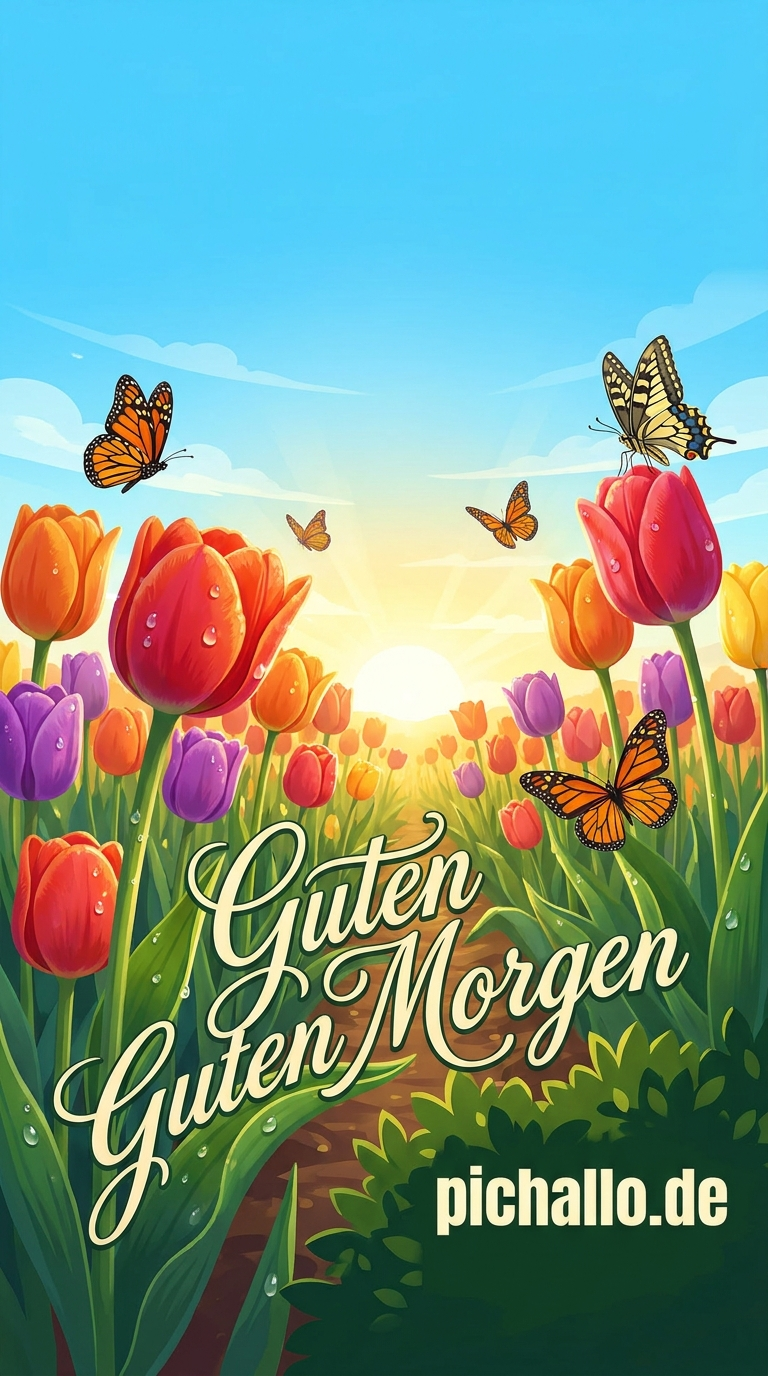 Wunderschöne Tulpen Bilder für den Donnerstagmorgen