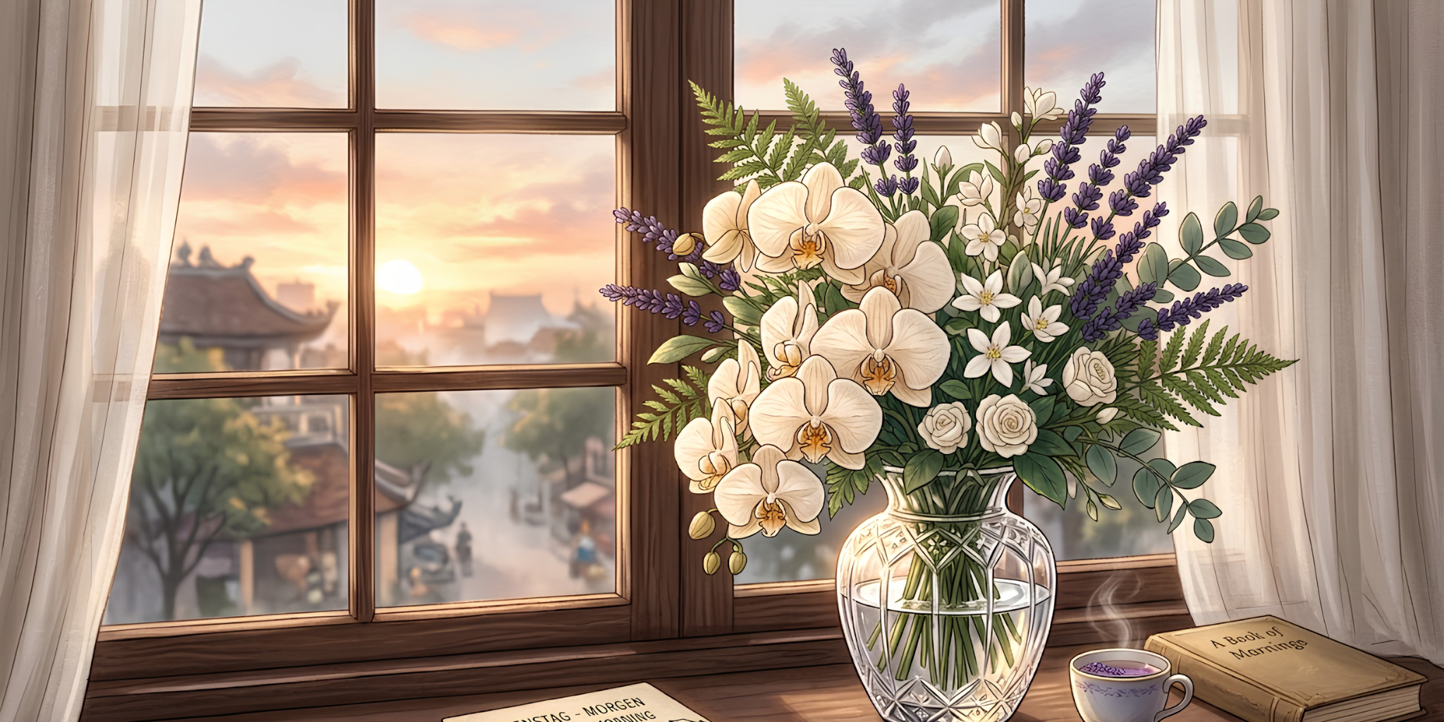 ft - guten morgen dienstag mit blumen ft